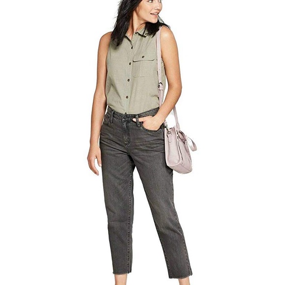 Universal Thread | Black Washed High Rise Denim - Picture 1 of 5